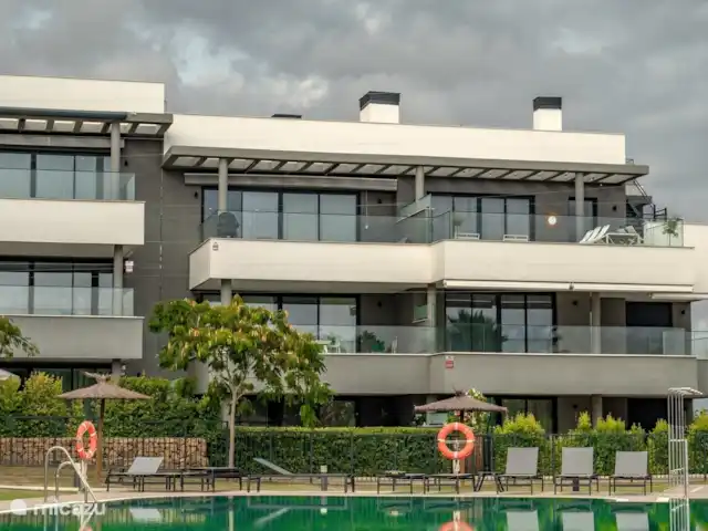 Penthouse familial Oasis avec vue sur la mer | Espagne, Costa del Sol, Estepona - penthouse Vue vers la terrasse