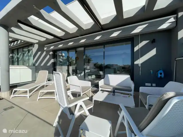 Penthouse familial Oasis avec vue sur la mer | Espagne, Costa del Sol, Estepona - penthouse Nouveau mobilier d’extérieur