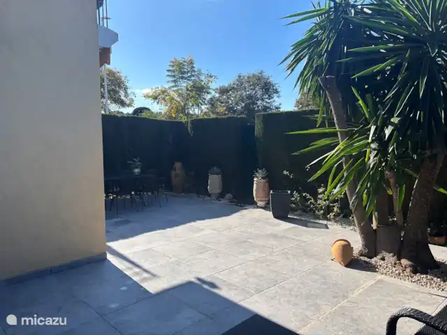 Townhouse Javea Arenal | Espagne, Costa Blanca, Jávea - maison de ville Cour arrière ensoleillée