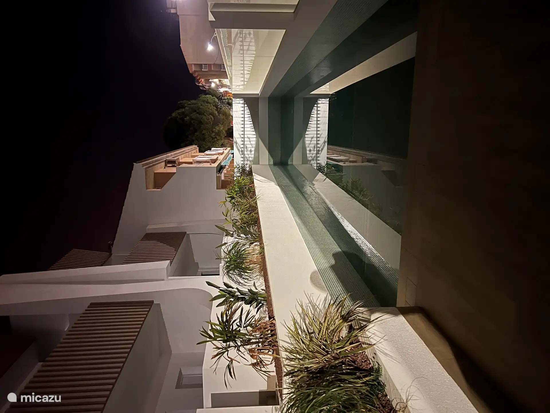 Gemeenschappelijke tuin met zwembad