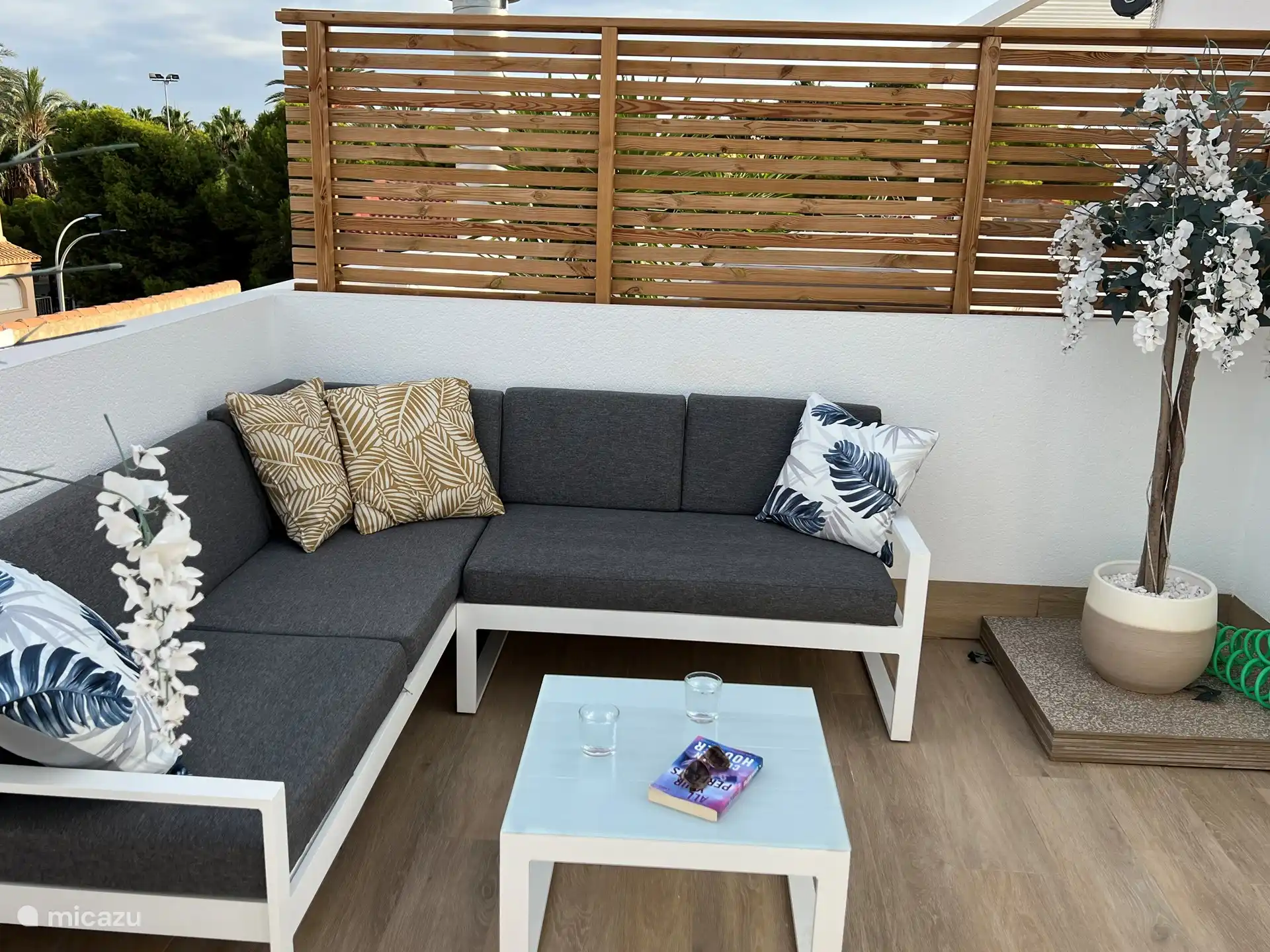 Loungegedeelte dakterras