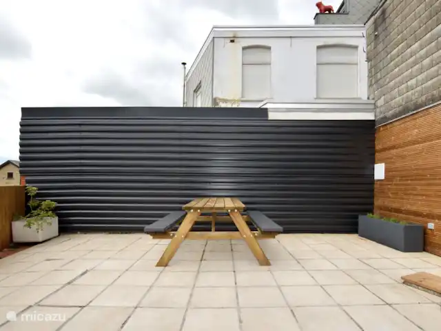 Fabiola 2 en Bélgica, Costa Belga, Middelkerke - apartamento terraza