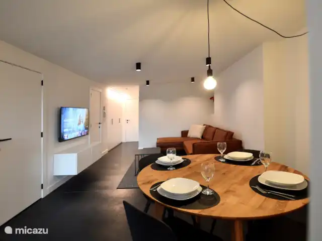 Fabiola 2 en Bélgica, Costa Belga, Middelkerke - apartamento sala de estar / comedor
