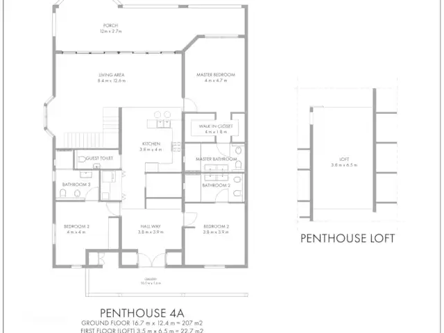 The Beach · The Strand Penthouse en Curazao, Curazao Centro, Willemstad - apartamento Mapa del alojamiento.
