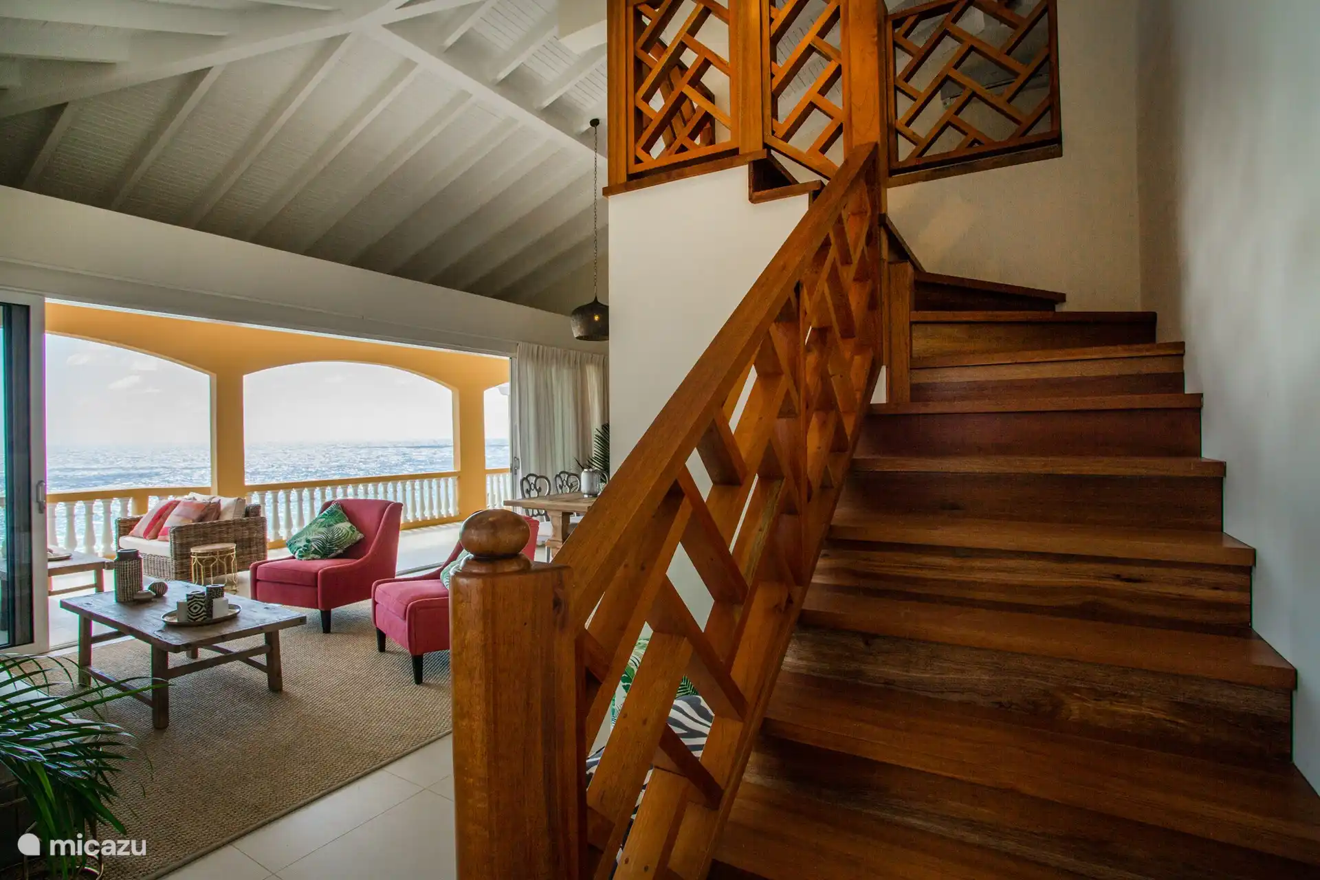 Treppe zum Wohnzimmer