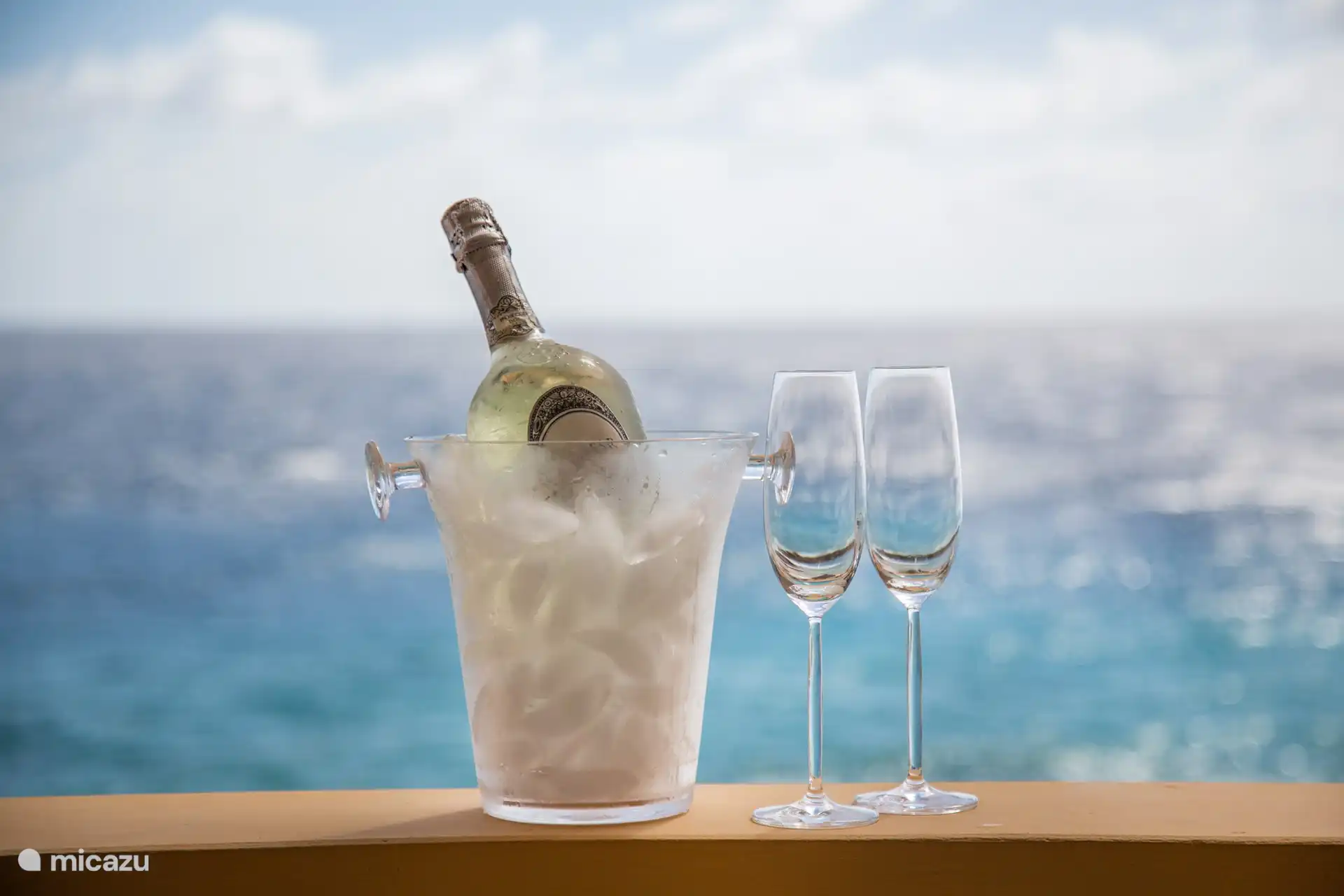 Schöner Meerblick vom Balkon