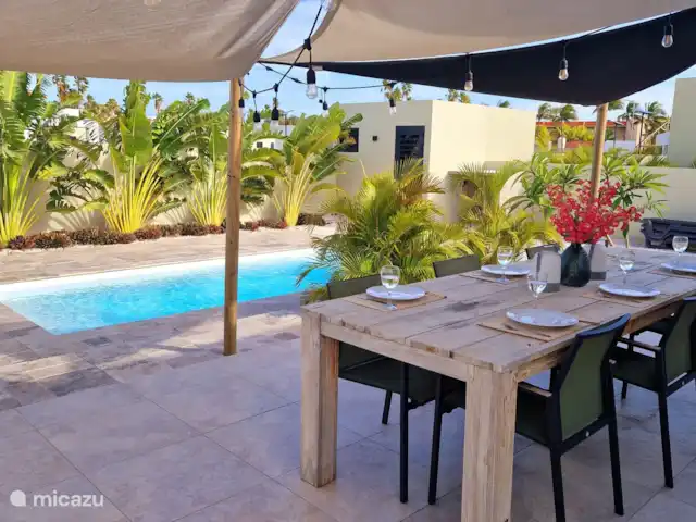Villa Cabana | Curaçao, Banda Ariba (est), Mambo Beach - villa Table à manger extérieure