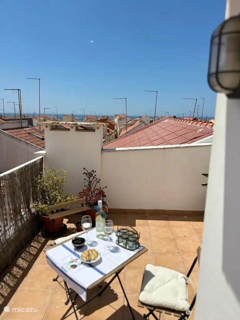 Uitzicht vanuit dakterras