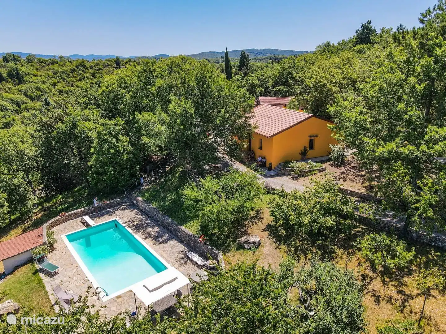 Location de Vacances Italie, Toscane, S. Donato In Poggio, maison de vacances - Maison de vacances Casa Beccaccia