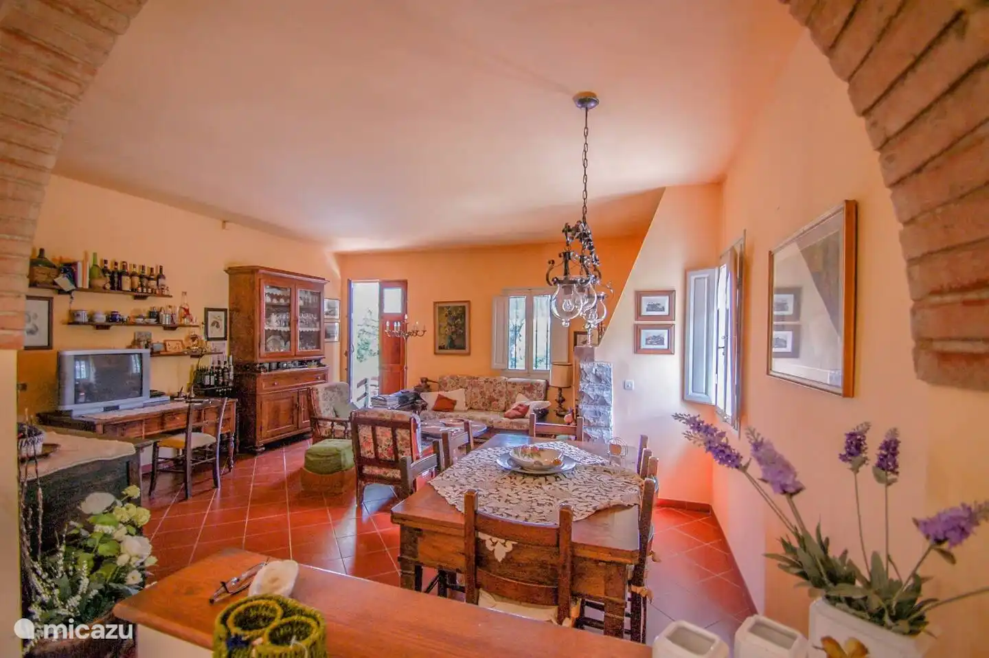 salon cuisine intérieur photo