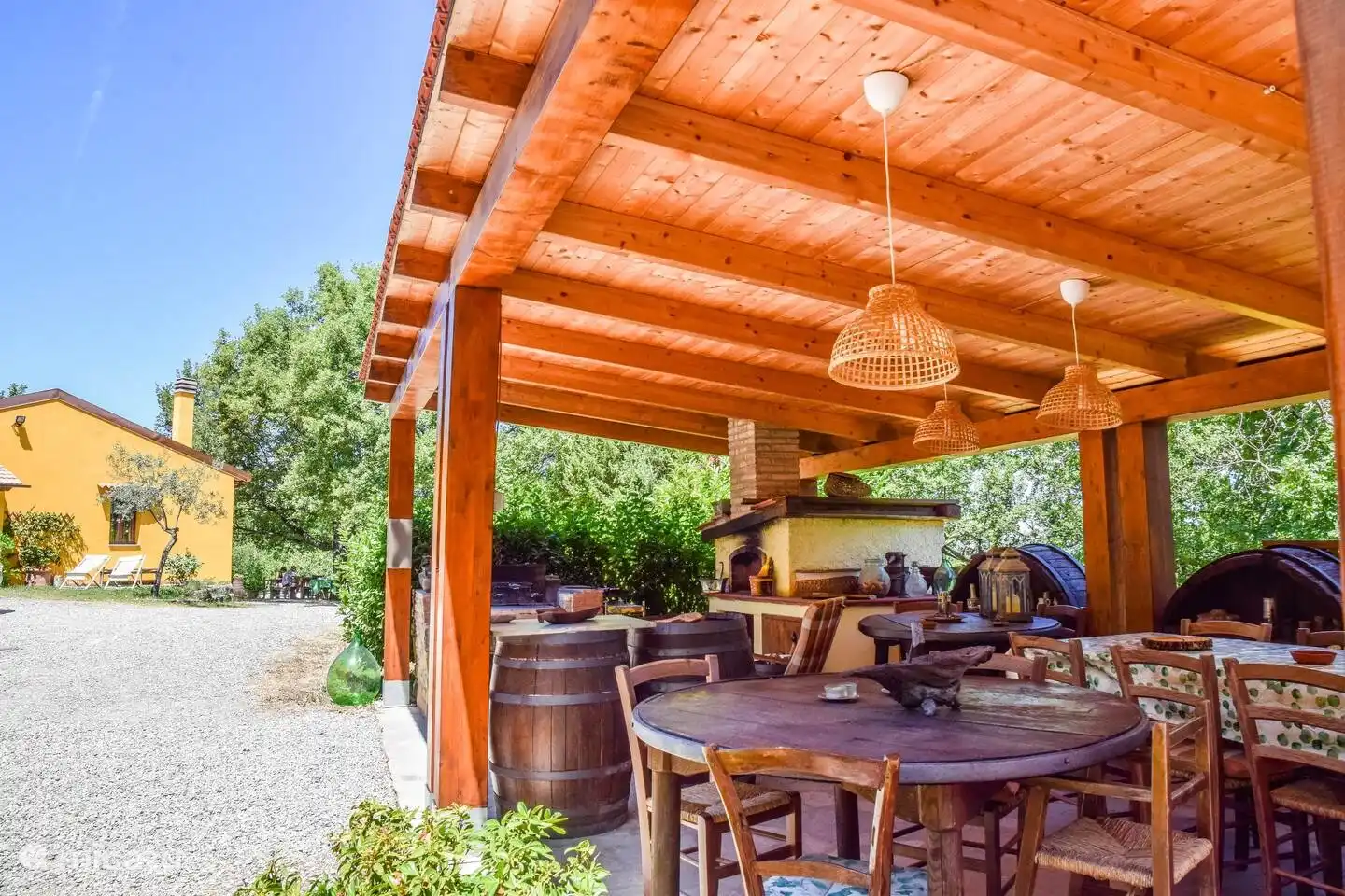 Photo de l’espace extérieur couvert