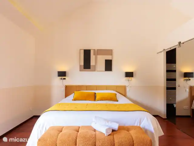 vakantiehuis huren in Frankrijk, Dordogne, Vitrac – Salvibabette Slaapkamer met ensuite badkamer