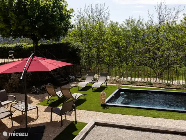 vakantiehuis huren in Frankrijk, Dordogne, Vitrac – Salvibabette Terras en zwembad