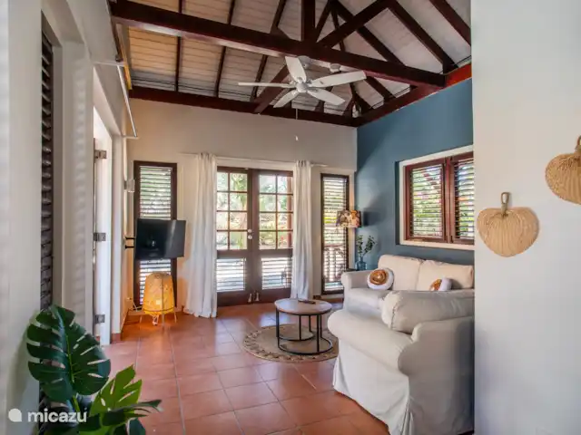 Location de Vacances Curaçao, Banda Ariba (est), Jan Thiel, appartement - Barbulét - Bloublou Curaçao Salon