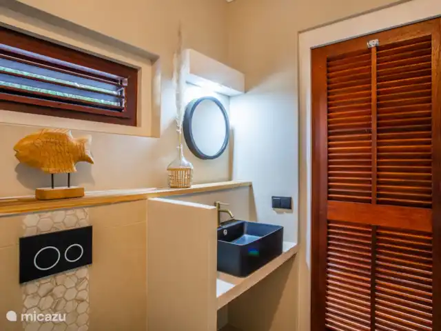 Location de Vacances Curaçao, Banda Ariba (est), Jan Thiel, appartement - Barbulét - Bloublou Curaçao Salle de Bains