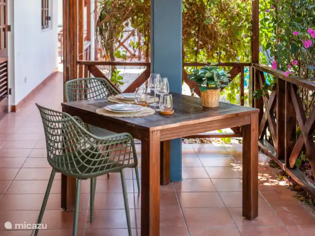 Location de Vacances Curaçao, Banda Ariba (est), Jan Thiel, appartement - Barbulét - Bloublou Curaçao Terrasse