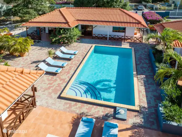 Location de Vacances Curaçao, Banda Ariba (est), Jan Thiel, appartement - Barbulét - Bloublou Curaçao Piscine