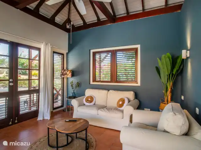 Location de Vacances Curaçao, Banda Ariba (est), Jan Thiel, appartement - Barbulét - Bloublou Curaçao Salon