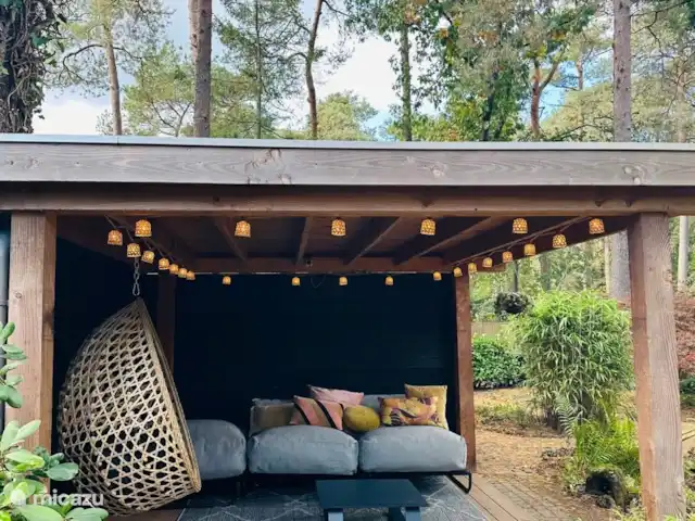 StayatSas Tiny House Pippa huren in Nederland, Gelderland, Doornspijk - chalet grote overdekte pergola