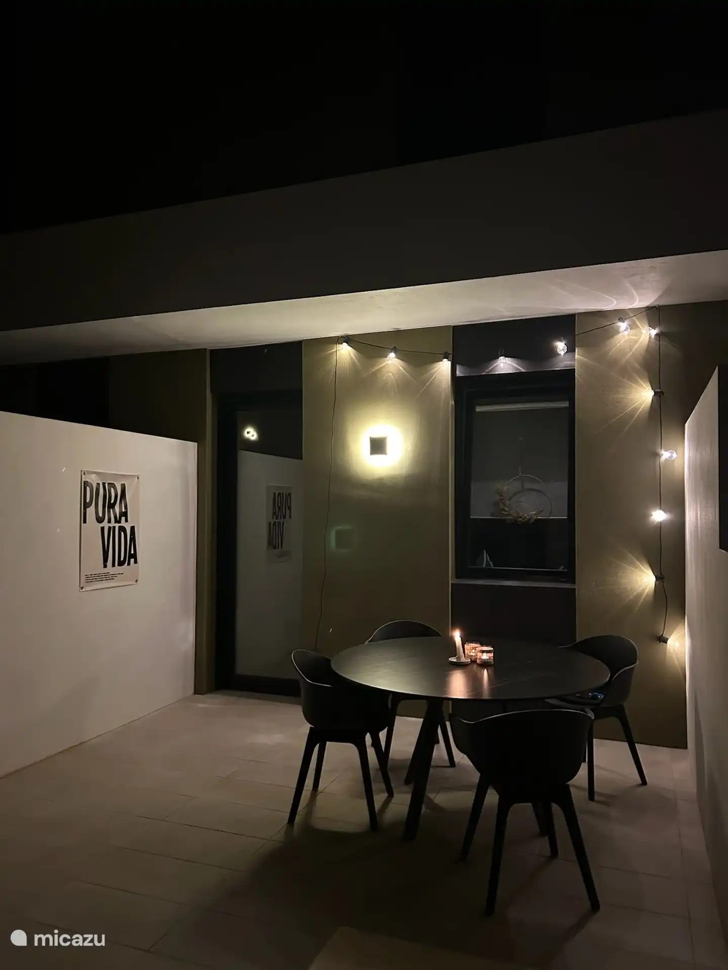 Terrace in the evening