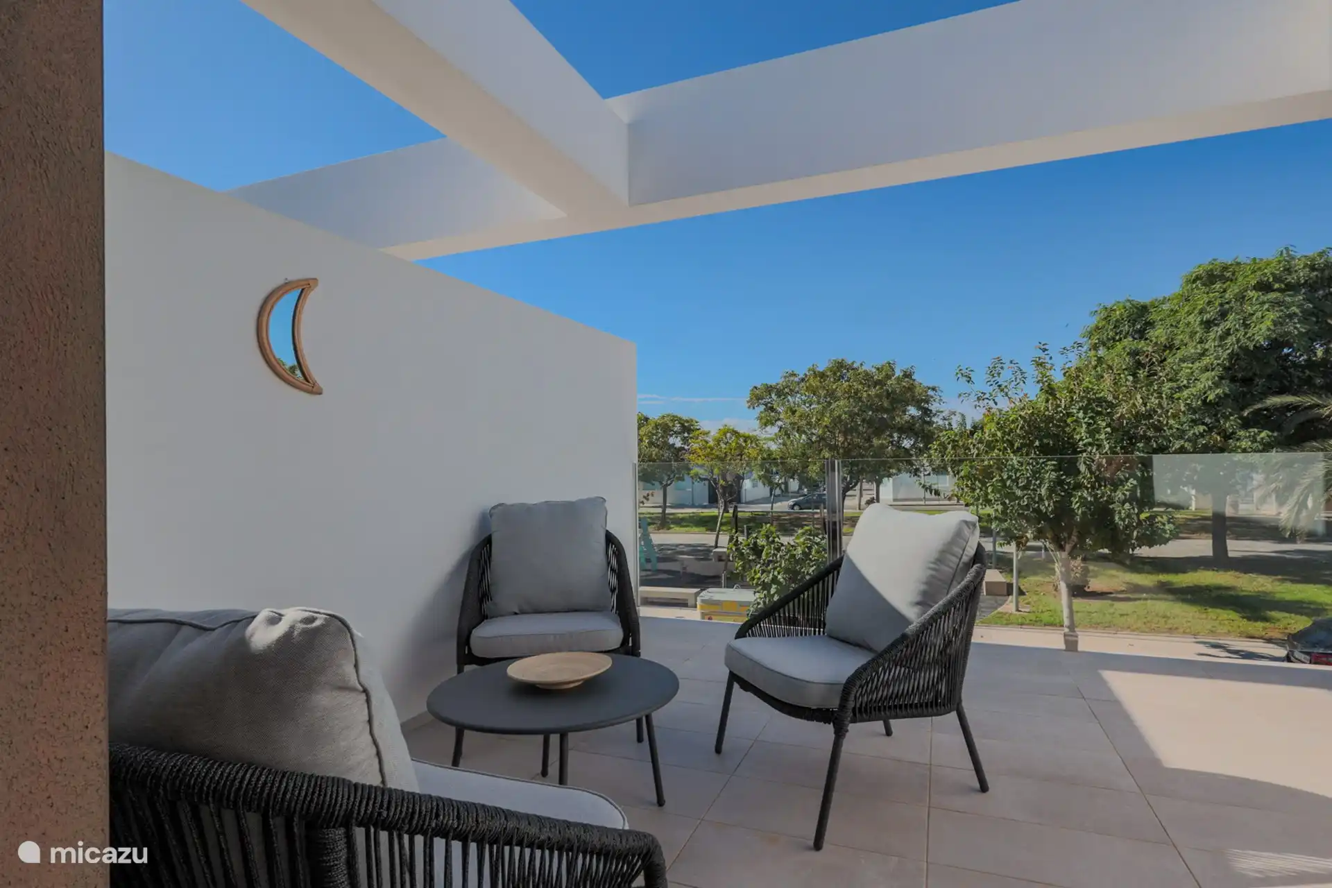 Balcony first floor, access via master bedroom