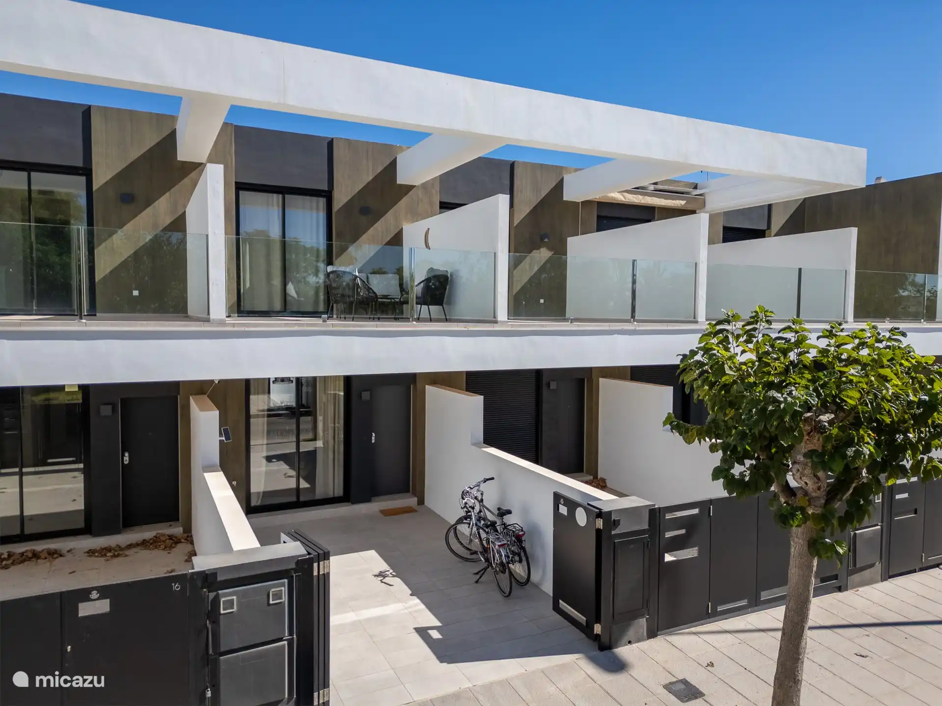 Front view of the house