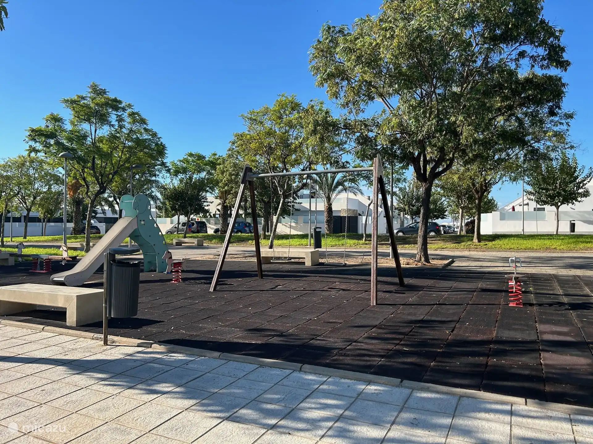 Playground across the street