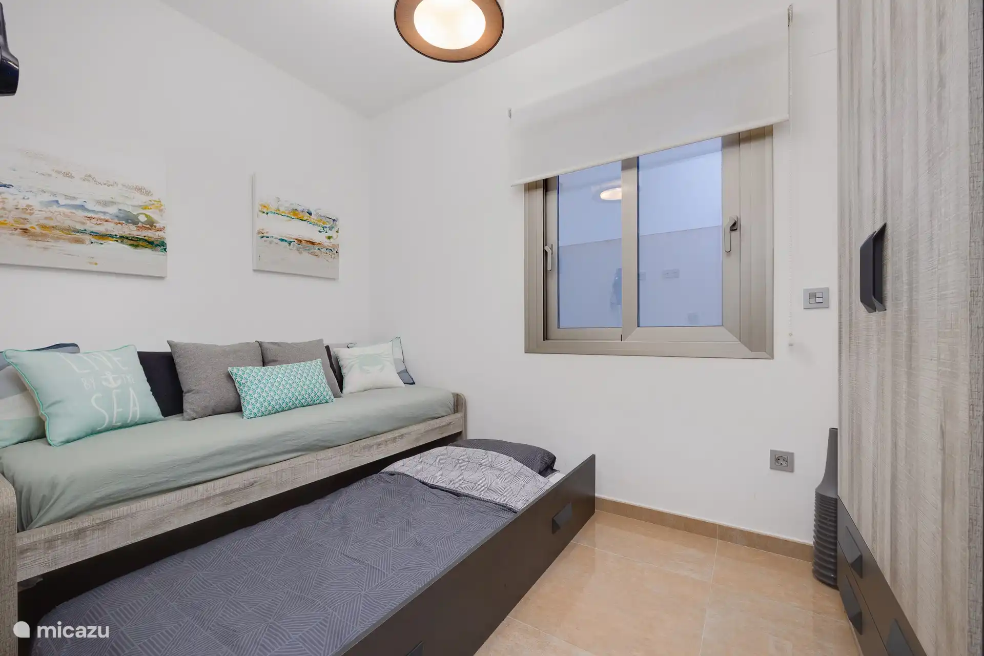 Schlafzimmer 3, 2 Betten.