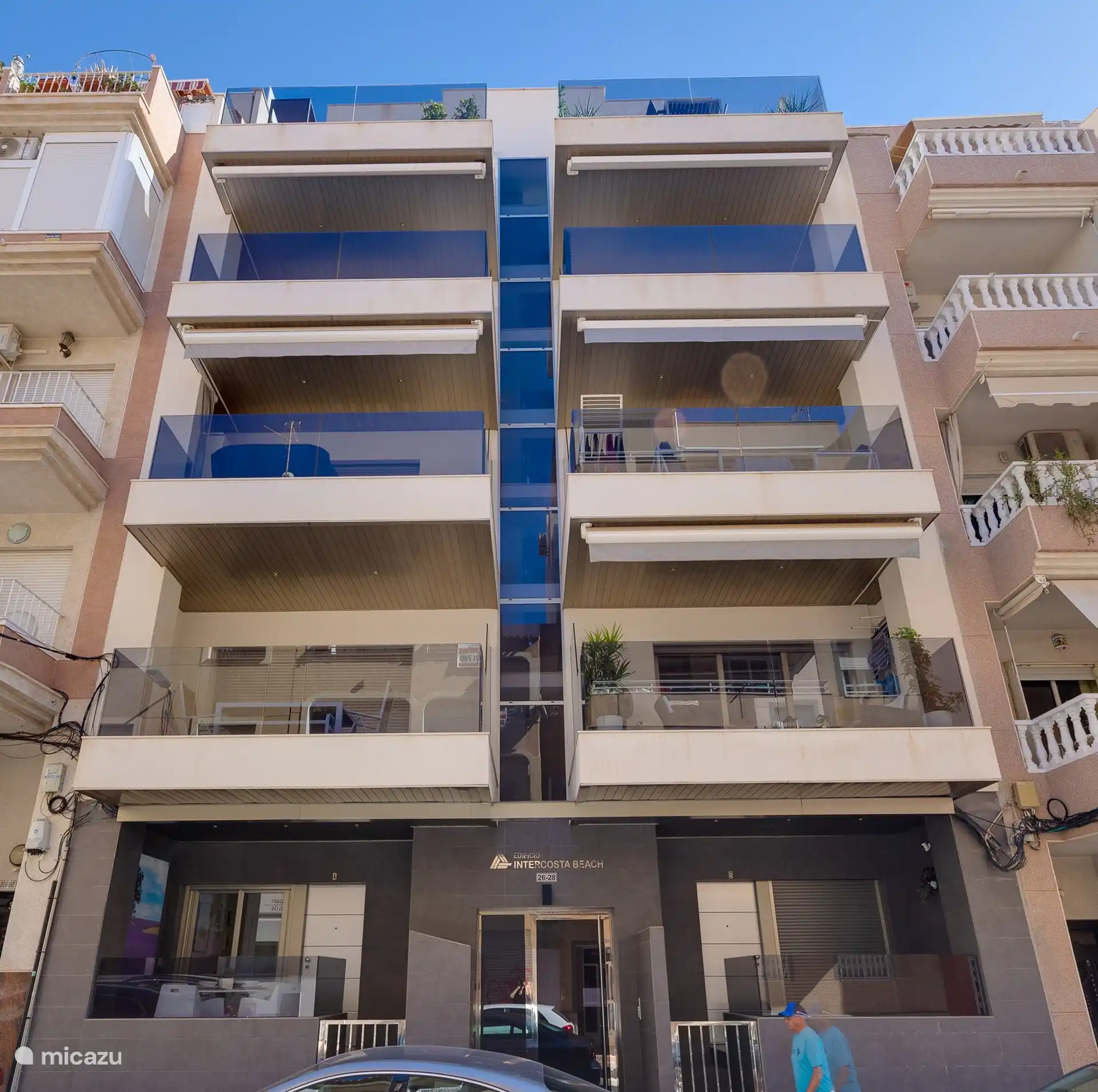 Der Apartmentkomplex