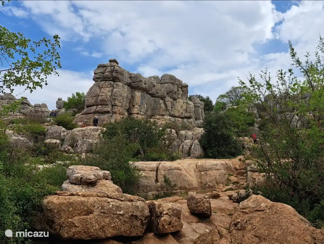 El Torcal in der Nähe von Antequera, eine beeindruckende Kalksteinlandschaft mit zerklüfteten Felsformationen, schroff und geheimnisvoll in ihrer natürlichen Schönheit!