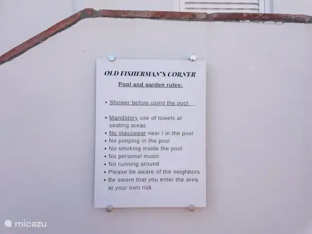 Location de Vacances Portugal, Algarve, Albufeira, appartement - Le vieux coin des pêcheurs - 12 Règles du jardin