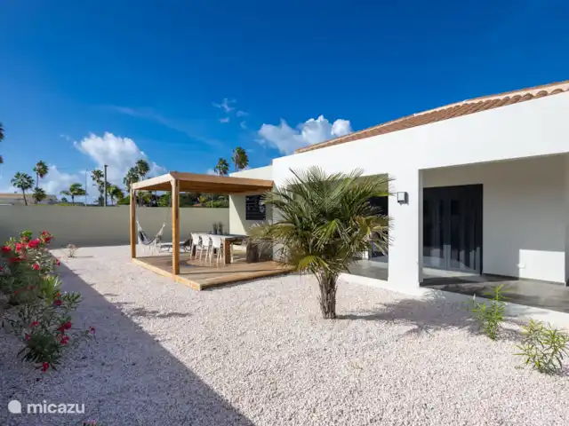 Villa Monrel huren in Curaçao, Banda Ariba (oost), Mambo Beach - villa Buitenaanzicht pergola