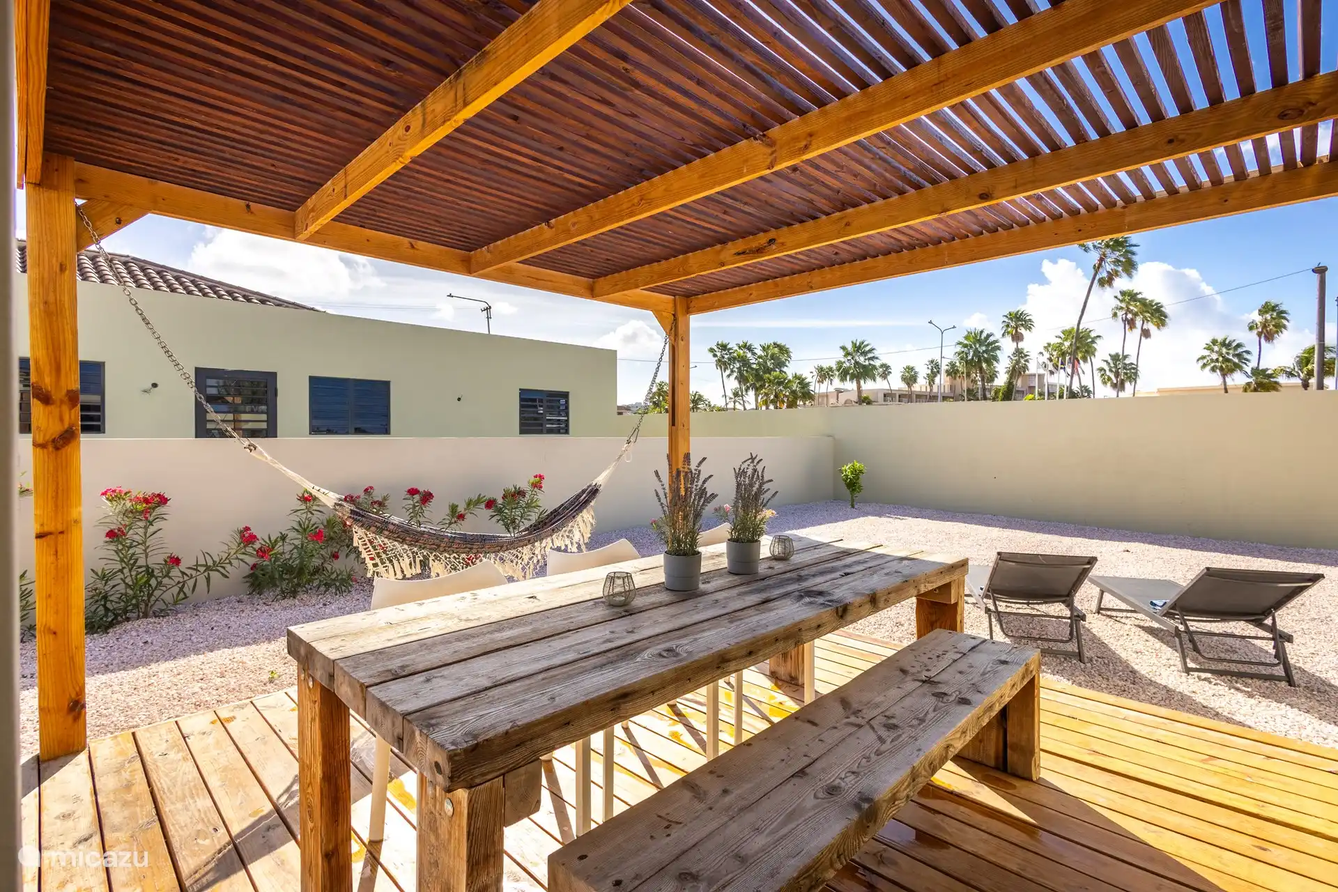 Pergola exterior view