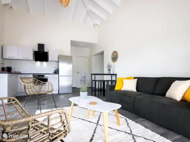Villa Monrel huren in Curaçao, Banda Ariba (oost), Mambo Beach - villa Woonkamer