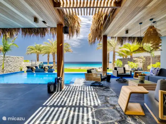 Sea Front Luxury Villa huren in Bonaire, Bonaire, Belnem - villa terras