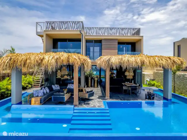 Sea Front Luxury Villa huren in Bonaire, Bonaire, Belnem - villa zwembad