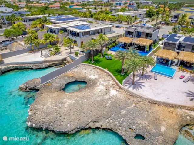 Sea Front Luxury Villa huren in Bonaire, Bonaire, Belnem - villa luchtfoto