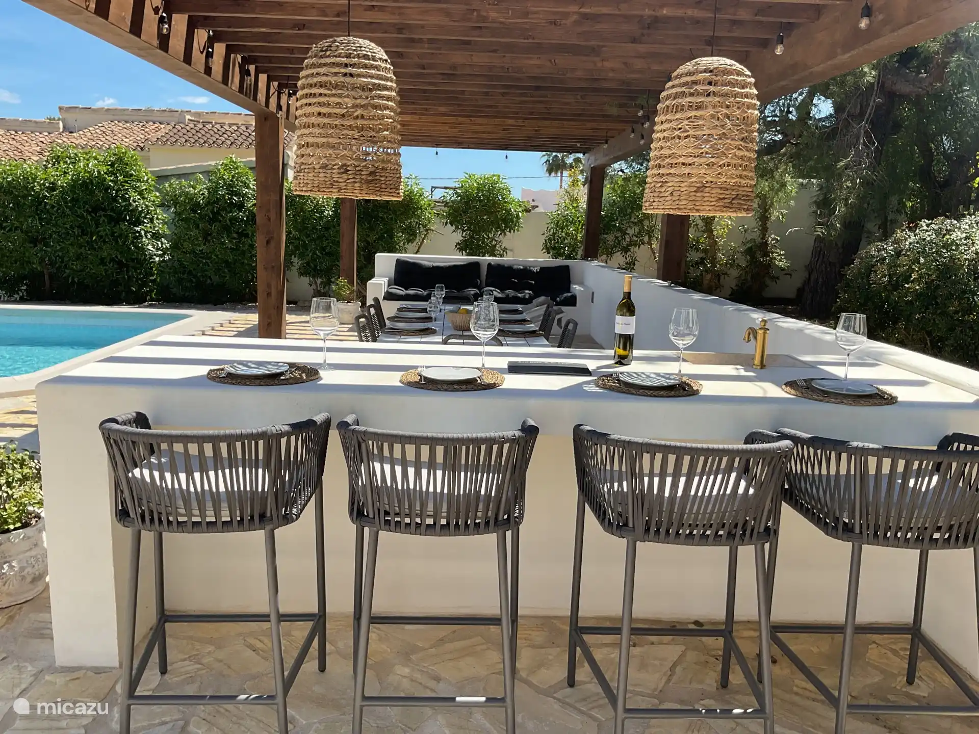 Outdoor living , lounge seats