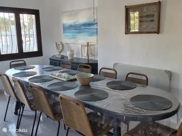 Casa Diana Benissa | Espagne, Costa Blanca, Benissa - villa Table à manger spacieuse, espace de vie au rez-de-chaussée _ Casa Diana Benissa