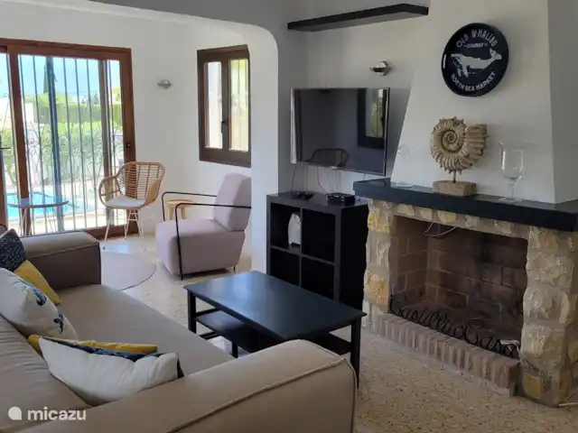 Casa Diana Benissa | Espagne, Costa Blanca, Benissa - villa Salon, canapé au premier étage _ Casa Diana Benissa