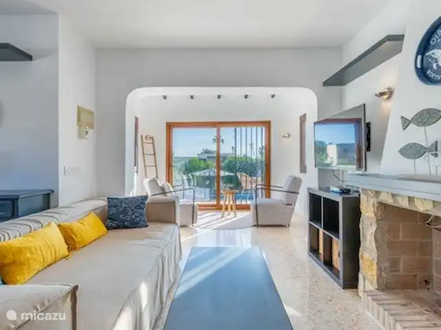 Casa Diana Benissa | Espagne, Costa Blanca, Benissa - villa Canapé et TV à l’étage _ Casa Diana _ Benissa