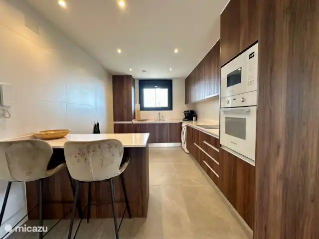 Location de Vacances Espagne, Costa Blanca, Orihuela Costa, appartement - Appartement design avec méga terrasse Cuisine