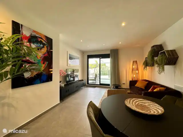 Location de Vacances Espagne, Costa Blanca, Orihuela Costa, appartement - Appartement design avec méga terrasse Salon