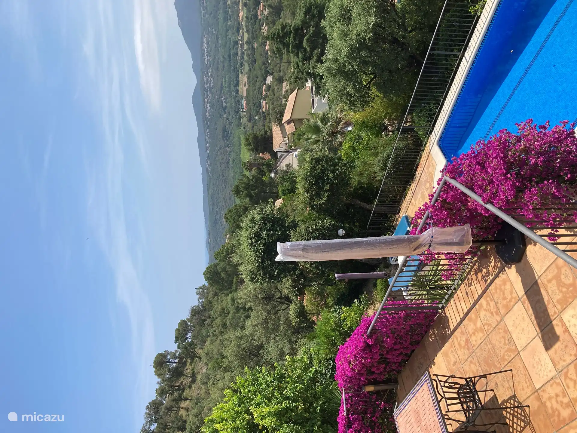 Nice view over the valley and the sea