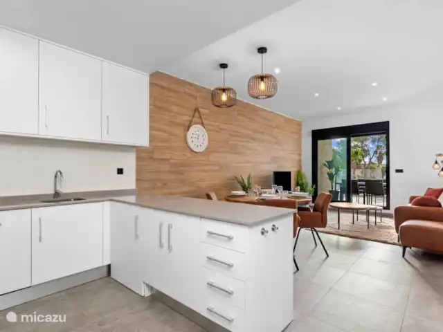 Location de Vacances Espagne, Costa Blanca, Orihuela Costa, appartement - Appartement ensoleillé avec méga terrasse Cuisine