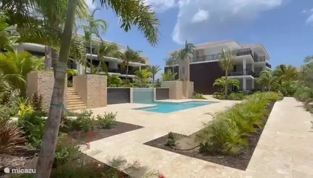 Swimming pool The Breeze apartment complex.