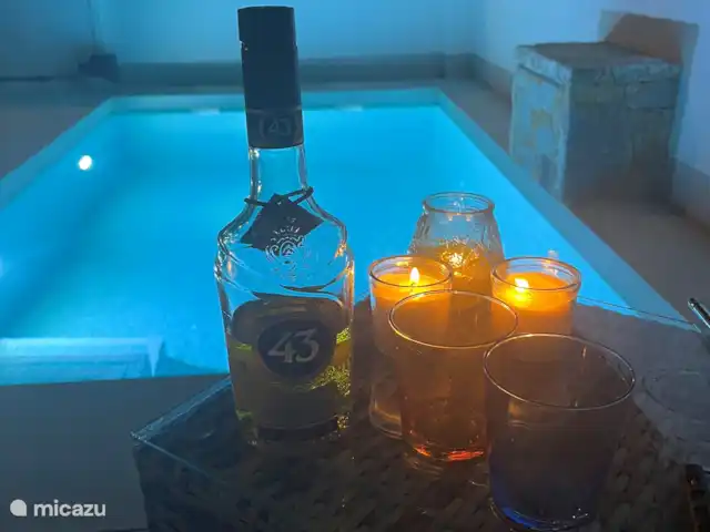 villa huren in Spanje, Costa Cálida, Balsicas – Casa JaJo zwembad by night.