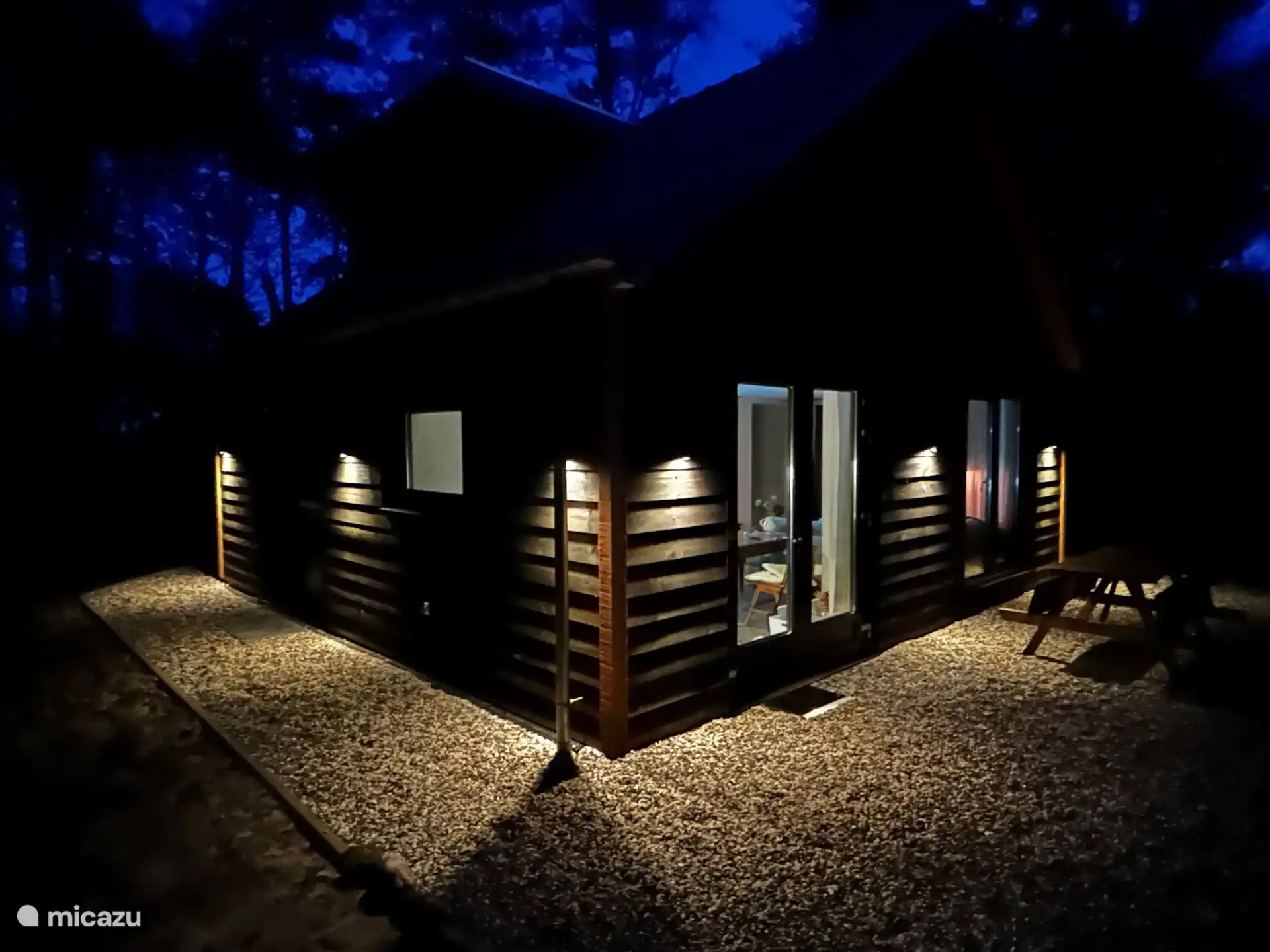 Außenbeleuchtung Abend