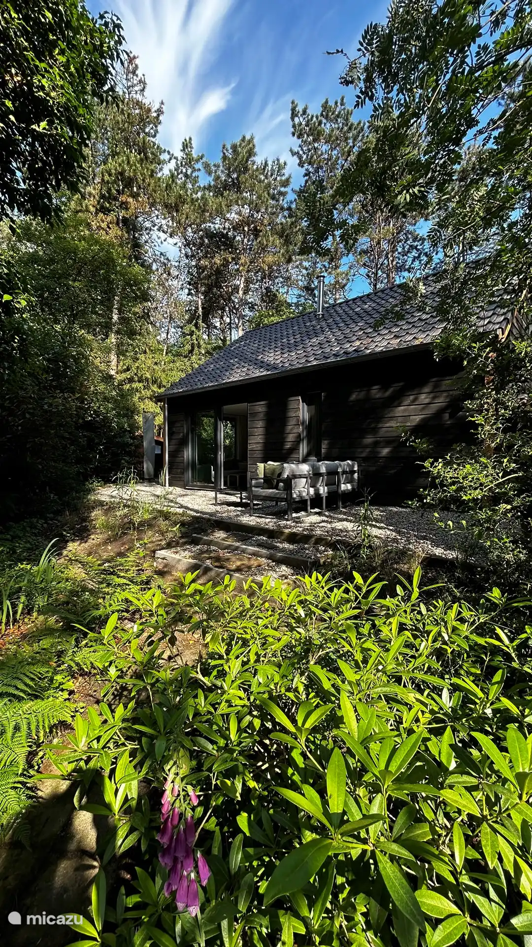 Ferienhaus mit Lounge-Set