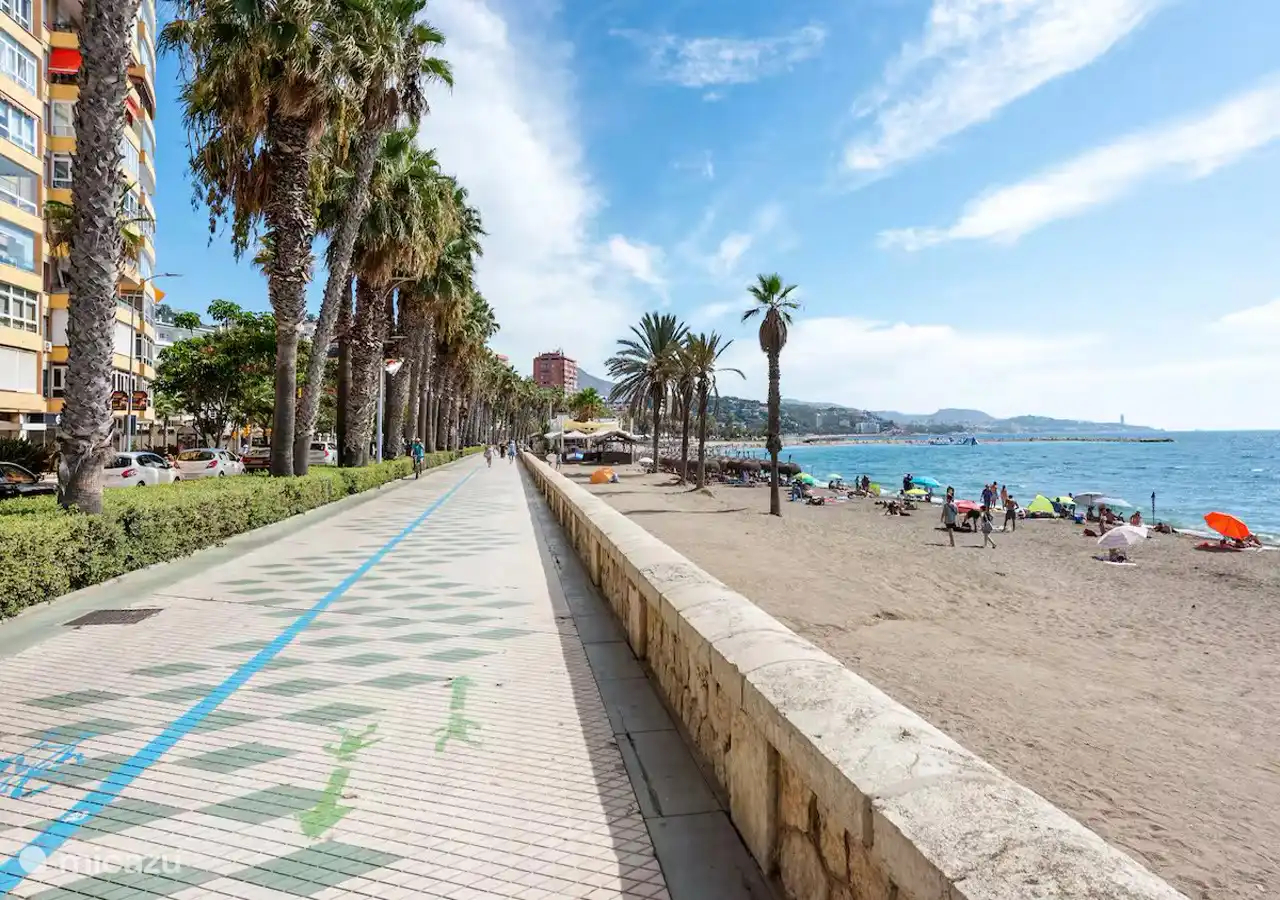 La jolie promenade le long de la plage, mais d’ici vous pouvez aussi marcher jusqu’aux villes de Pedregalego et El Palo, recommandé !!